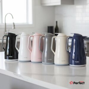 فلاسک ملامینه شیشه دار مدل ۱ لیتر